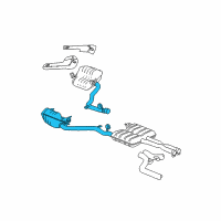 OEM 2007 Dodge Charger Bracket-Exhaust Diagram - 4581722AB