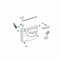 OEM Toyota 4Runner Window Switch Diagram - 84820-35110