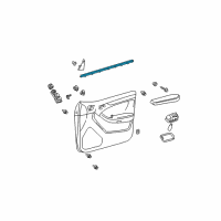 OEM 2004 Toyota 4Runner Belt Weatherstrip Diagram - 68172-35030