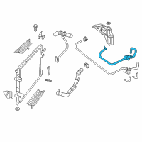 OEM 2016 Dodge Charger Tube-Heater Return Diagram - 68237767AC