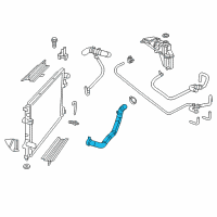 OEM 2012 Dodge Charger Hose-Radiator Outlet Diagram - 68248846AF