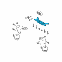 OEM 2019 Ford Mustang Transmission Support Diagram - BR3Z-6A023-B