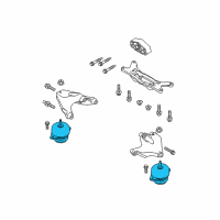 OEM Ford Mustang Mount Diagram - BR3Z-6038-C