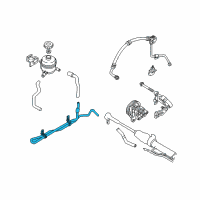 OEM 2002 Kia Spectra Pipe-Return Diagram - 0K2A2325L0H
