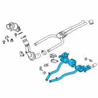 OEM 2020 BMW M5 REAR MUFFLER WITH EXHAUST FL Diagram - 18-30-7-883-599