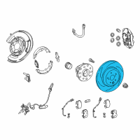 OEM 2020 Lexus RC F Disc, Brake, RR RH Diagram - 42431-0W060