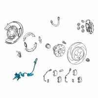 OEM 2019 Lexus RC F Sensor, Speed, Rear LH Diagram - 89546-24040