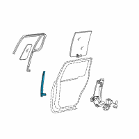 OEM 2008 Mercury Mountaineer Lower Channel Diagram - 8L2Z-7825797-A