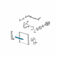 OEM 2004 Lincoln Aviator Condenser Seal Diagram - 2C5Z-19E572-BA