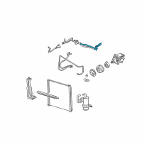 OEM 2005 Lincoln Aviator AC Tube Diagram - 2L2Z-19835-BB