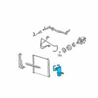 OEM 2005 Lincoln Aviator Drier Diagram - 1L2Z-19959-AA