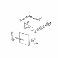 OEM 2003 Lincoln Aviator AC Tube Diagram - 1L2Z-19835-AA