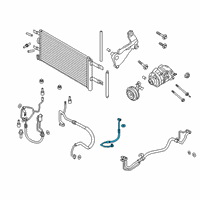 OEM 2019 Ford Fusion AC Hose Diagram - HS7Z-19835-B