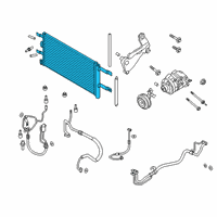 OEM 2019 Ford Fusion Condenser Diagram - HS7Z-19712-B