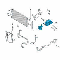 OEM 2020 Lincoln MKZ Compressor Assembly Diagram - HS7Z-19703-A