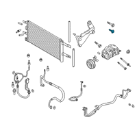 OEM 2016 Ford Edge Mount Bracket Mount Bolt Diagram - -W503296-S437