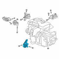 OEM 2018 Buick Envision Front Transmission Mount Diagram - 13374322