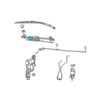 OEM 2008 Jeep Patriot Motor-Windshield WIPER Diagram - 68003729AA