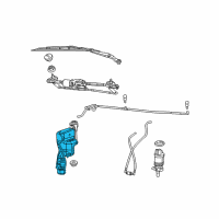 OEM 2012 Jeep Compass Reservoir-Windshield Washer Diagram - 5189350AA