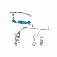 OEM Jeep Motor-Windshield WIPER Diagram - 4879432AH