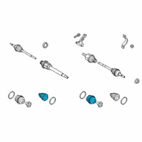 OEM 2019 Ford Transit Connect Outer Boot Diagram - DV6Z-3A331-B