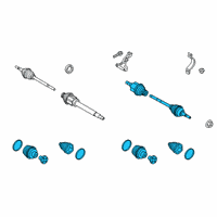 OEM 2022 Ford Transit Connect Axle Assembly Diagram - FV6Z-3B437-W