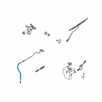 OEM 2002 Kia Sedona Pipe Assembly-Washer Diagram - 0K55367500E