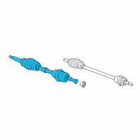 OEM 2014 Dodge Avenger Front Drive Shaft Diagram - 68067361AB