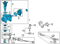 OEM 2021 GMC Sierra 2500 HD Gear Assembly Diagram - 84924575