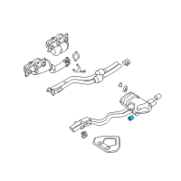 OEM BMW 525xi Vibration Absorber Diagram - 18-10-3-412-864