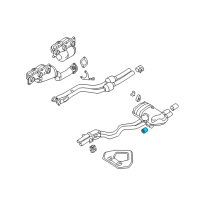 OEM 2006 BMW 525i Vibration Absorber Diagram - 18-10-3-412-864