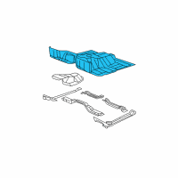 OEM 2018 Jeep Wrangler JK Pan-Floor Diagram - 4589894AD