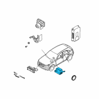 OEM 2004 Infiniti FX45 Control Assembly-Active Cruise Control Diagram - 18995-CG200