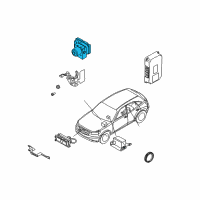 OEM 2006 Infiniti FX35 Actuator Assy-Anti Skid Diagram - 47660-CG715