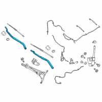 OEM 2019 Lincoln Nautilus Wiper Arm Diagram - FA1Z-17526-B