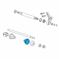 OEM 2016 Buick Regal Outer Boot Diagram - 22833444