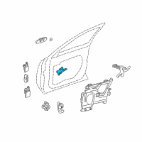 OEM 2005 Buick Park Avenue Door Check Diagram - 19244695