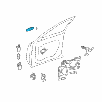 OEM Buick Park Avenue Handle, Outside Diagram - 25699151