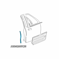 OEM 2004 Lincoln Navigator Edge Guard Diagram - 3L7Z-7820910-AA