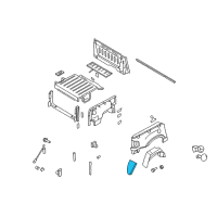 OEM 2006 Ford Explorer Wheelhouse Liner Diagram - 1L2Z-7828370-AA