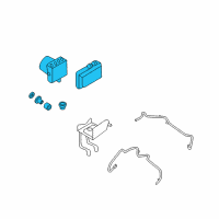 OEM Lincoln MKS ABS Control Unit Diagram - DG1Z-2C215-C