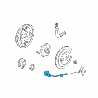 OEM 1999 Honda CR-V Set, Rear Sensor Assembly L Diagram - 57475-S10-306