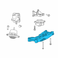 OEM Dodge Challenger CROSSMEMBER-Transmission Diagram - 4726089AD