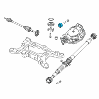 OEM Chrysler 300 Mount-Differential Diagram - 68242689AA