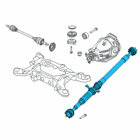 OEM 2021 Dodge Charger Drive Shaft Diagram - 52123973AH