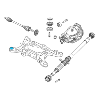 OEM 2021 Dodge Charger ISOLATOR-CROSSMEMBER Diagram - 4895390AD