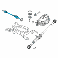 OEM 2021 Dodge Charger Axle Shaft Rear Right Diagram - 53010748AA