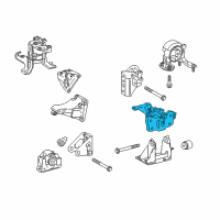 OEM Scion iM Side Mount Diagram - 12372-37080