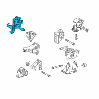 OEM 2017 Toyota Corolla iM Side Mount Assembly Diagram - 12305-37150