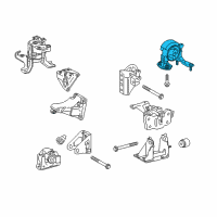 OEM Scion iM Rear Mount Diagram - 12371-37411